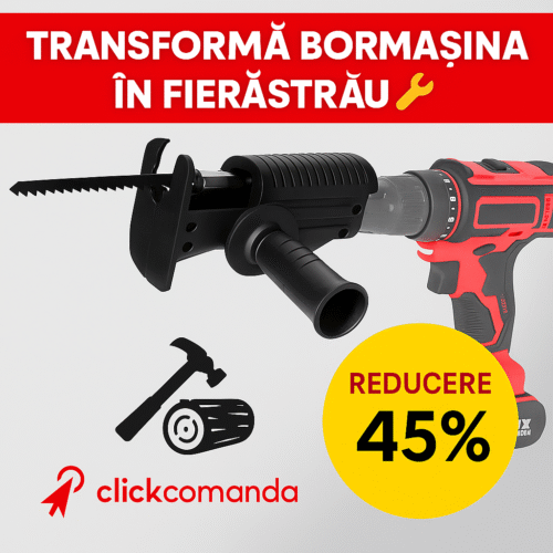 Adaptor bormasina– Transformă bormașina în fierăstrău electric!